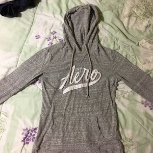 grey aeropostale hoodie
